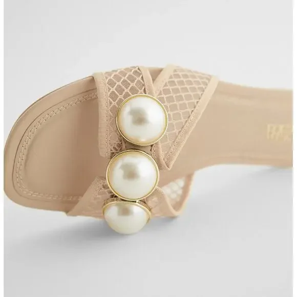 ZARA Mesh Slides NWT - Picture 9 of 12